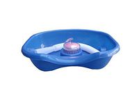 LMM@ Sit-up wash Basin, Squat Patient use Elderly Home Care Pregnant Woman Hairdressing Child Lying in Bed Household Child wash Basin Care Bed Supine Pillow Type Blue