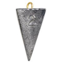Bullet Weights Pyramid Fishing Sinker (3-Pack), 4-Ounce