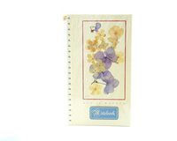 Note Book Art of Nature (Purple Flower)