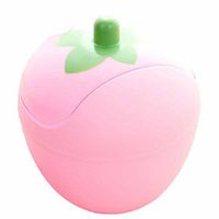 Mini Desktops Garbage Bin, Vinjeely Creative Strawberry Living Room Trash Can Rubbish Container (Pink)