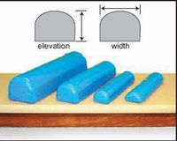 Skillbuilders stability positioning half roll, 8“x30“(2)