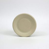 Total Papers, 6" Round Plate, 100 per case. Environmentally Responsible 100% Biodegradable, Compostable Wheat Straw Fiber (NOT white color Bagasse, NOT Bleached) Tree Free