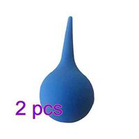 Healifty Rubber Bulb Syringe Rubber Suction Ear Washing Syringe Squeeze Bulb Ear Syringe Bulb 75ml 2pcs