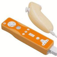 Orange Nintendo Wii Protection Sleeve For Remote Controller & Nunchuk Silicone Skins