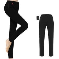 LvBo Insulated Heating Underwear Adjustable Charging Heated Top Clothing Pants Set for Woman 10000mah Power Bank Battery Not Include