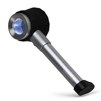 Smolia 2X LED Lighted Magnifying Glass with Measuring Scale, Handheld Loupe, Portable Carrying Case Included - Memolia, Silver