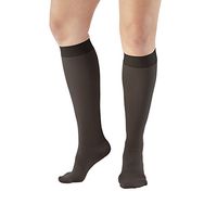 Ames Walker AW Style 300 Medical Support 30 40mmHg CT Knee Highs Black MD