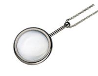 3.5X Eschenbach Pendant Magnifier Chrome Plated