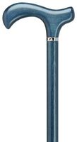 Unisex Derby Cane Stone Washed Blue  -Affordable Gift! Item #DHAR-9789400