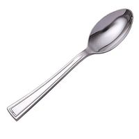 WNA Reflections 40 Count Bagged Select Spoons, Silver