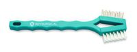 Key Surgical D-2100SN Toothbrush-Style Cleaning Brush, Double Headed, Stainless Steel/Nylon, 7" (Pack of 3)