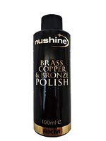 Nushine Brass, Copper & Bronze Polish 3.4 Oz - Ecofriendly, Solvent Free & Contains Anti Tarnish Agent to delay Future Tarnish