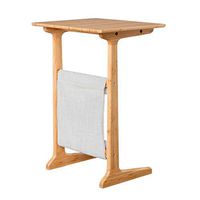 CX Multifunction Overbed Table,Natural Wooden Laptop Desk Wide Workbench Lightweight Computer Sofa Side Bedside Table,Hospital Home Reading Desk