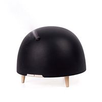 ZEIGGA LAB Essential Oil Diffuser Ultrasonic Cool Mist Humidifier,Bamboo Fiber+Real Wood Aroma Diffuser 200ML,Adjustable Mist Mode, Auto Shut-Off & Interval Timer Office Home Study Yoga,Black