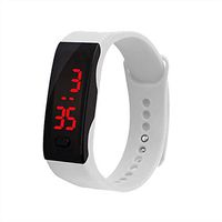 Fxbar,Children's Students Bracelet Watches LED Digital Display Sport Watch Smartwatch (White)