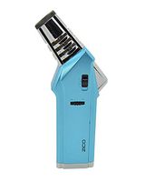 Zico Original Refillable Butane Smooth Adjustable Torch Gun Flame Lighter (Blue)