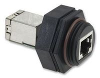 TE CONNECTIVITY 1546413-3 RJ45 CONN, PASS-THROUGH JACK, 8WAY, BULKHEAD