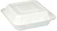 Hefty Earth Choice 3-Compartment Containers, 9 Inch, 50 Count