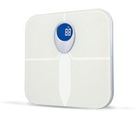 W-ONLY YOU-J Digital Bathroom Scale / Electronic Weighing Scale Body Composition, BMI, Body Fat, Water Mass, Skeletal Muscle, Bone Mass, Calorie Intake, Body Age -App(White gift)