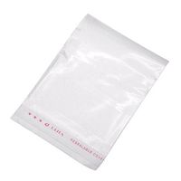 HOUSWEETY 200PCS Clear Resealable Self Adhesive Sealing Plastic Bags 7x10cm