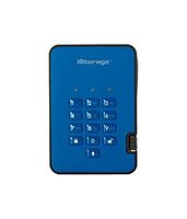 iStorage diskAshur2 256-bit 1TB USB 3.1 secure encrypted solid-state drive - Blue IS-DA2-256-SSD-1000-BE
