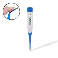 Digital Thermometer, Joso Home Electronic Body Temperature Oral Rectal Mouth LCD Display Beep Alert Bendable Thermometer with Protective Cover for Baby Adult 32℃-42℃