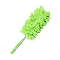 Godagoda 1Pcs Microfiber Duster Retractable Long-Reach Washable Dusting Brush with Telescoping Pole for Home Office