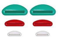 Excelity 6 Sets Tube Squeezer Clip for Toothpaste, Hair Salon, Hand Cream, Paint Tube, Cosmetics, Easy Press & Reduces Waste