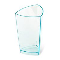 Alcas 2.37-Oz Green-Tinted Mini Mon Amour / "Shield Bijoux" Dessert Cup 1.89" x 3.03" High - Case of 600