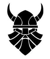 Viking Black Decal Vinyl Sticker|Cars Trucks Vans Walls Laptop| Black |5.5 x 3 in|LLI538