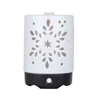 WideWise Ceramic Aroma Diffuser 120ml Essential Oil Diffuser, Ultrasonic Aroma Humidifier Cool Mist Humidifier Air Purify