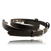 BOSTON LEATHER FIREMAN'S RADIO STRAP - Black - X-Large
