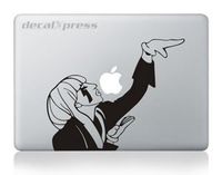Rock Lady Gaga - Decal Sticker for MacBook, Air, Pro All Models