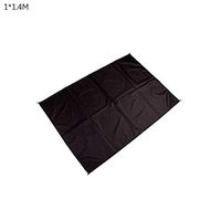 TbpersicwT Home bedroom carpet door mat, Solid Color Portable Outdoor Travel Waterproof Camping Picnic Mat Beach Blanket - Black 1x1.4M