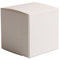 JAM PAPER Glossy Gift Boxes - 2 x 2 x 2 - White Glossy - 10/Pack