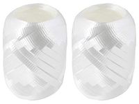 2-Pack - Berwick-Offray - White - Splendorette Crimped Curling Ribbon - BCE12-01 - Bundle of 2 Mini Kegs - Each is 66 ft per Keg.