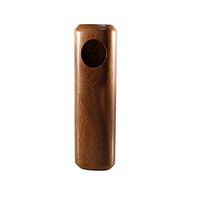 3" Sculpted Wooden Smoking Pipe (Made in America from Exotic Hardwoods)