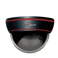 Night Owl Security DUM-DOME-B Decoy Dome Camera with Flashing LED Light