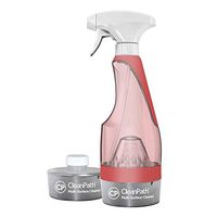 CleanPath Premium Multi-Surface Cleaner Kit - Reusable Spray Bottle + 2 Refill Pods, Makes 12 Bottles/168 oz. (Citrus Muse Scent, Red)