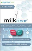 Medic Labs MilkClear Breast Milk Alcohol Test Strips (20 Pack)