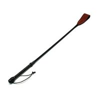 Leather Horse Riding Crop Brown Luxury Top Leather Spanking Crop Whip