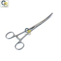 G.S STAINLESS STEEL ROCHESTER PEAN HEMOSTAT FORCEPS 7.25" CURVED ECONOMY GRADE
