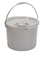 Commode Bucket with Lid 12 Quart Capacity