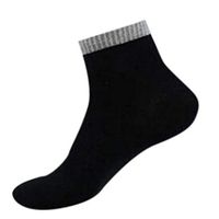 ISTU 1 Pair Mens Non Elastic 100% Pure Cotton Socks Comfort Soft Grip Diabetic