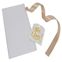 The Gift Wrap Company 24 by 25" Cellophane Basket Bag with Tag, Large, Clear