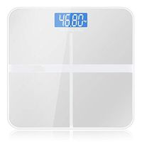 A1 Accurate Bathroom Body Scale Smart Electronic Digital Weight Home Health Balance Toughened Glass LCD Display 180kg/50g,Spain,Sliver
