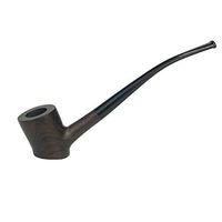Ebony Wood pipe holder long handle pipe tobacco tobacco special pipe,A long flat bottomed table; a bucket