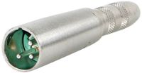 Switchcraft 384AX 3-Pin XLR Male to Stereo TRS 1/4-Inch Female Adapter