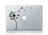 EpicGadget(TM) Premium Decorative Vinyl Stylish Art Flying Dandelion Skin Sticker Decal for Apple Macbook Pro/Air 13" Inch Laptop in Retail Package (US Seller!!)