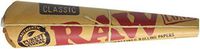 72 RAW Classic Rolling Paper Cones Natural Hemp - 12 packs of 6 cones by Raw